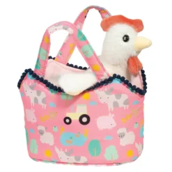 Farm Friends Sassy Sak with White Hen