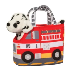 Fire Truck Pet Sak w/ Dalmation