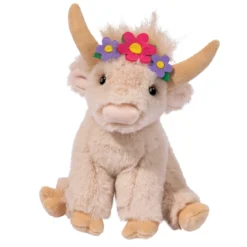 Laddie Highland Cow Mini Soft with Flower Crown