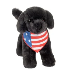 Liberty Black Lab w/ Flag Bandana