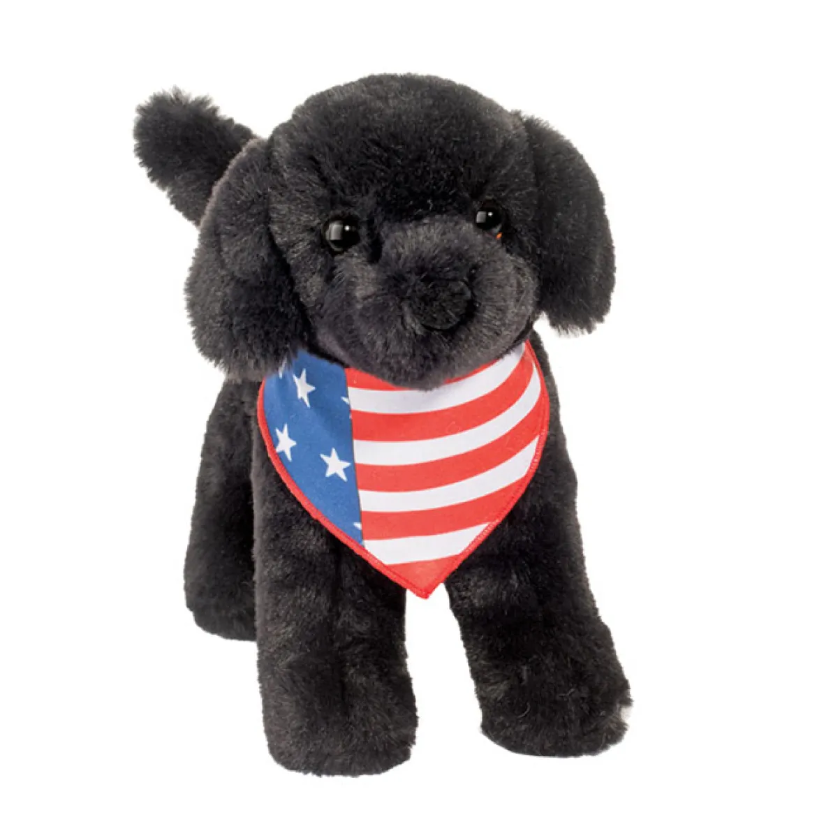 Liberty Black Lab w/ Flag Bandana